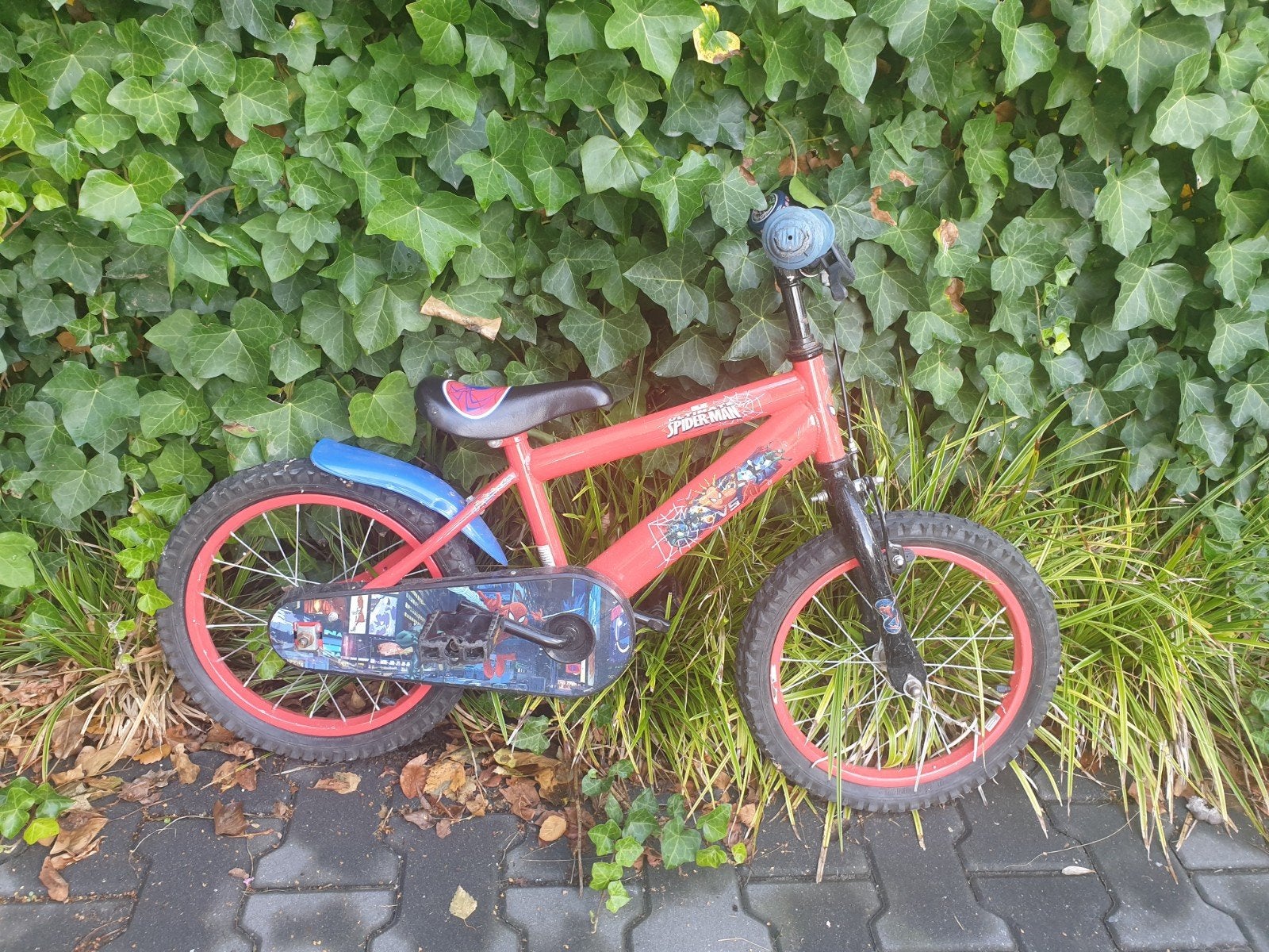 Spiderman kinderfiets, Ophalen, Velgrem, Spiderman, 16 tot 20 inch