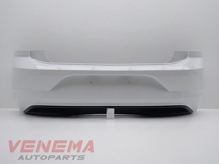 Achterbumper van een Volkswagen Polo (LC9A), 12 maanden garantie, Gebruikt, -, Volkswagen
