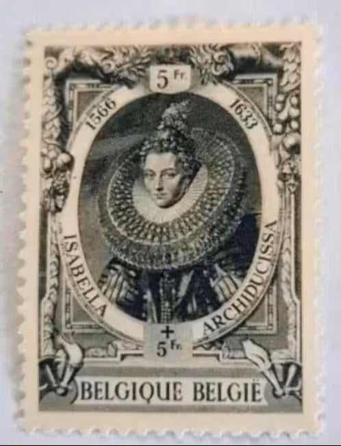 België 1941 - OBP 582 - Historische portretten, Postzegels en Munten, Ophalen of Verzenden, Postfris, Staatshoofden, Frankeerzegel
