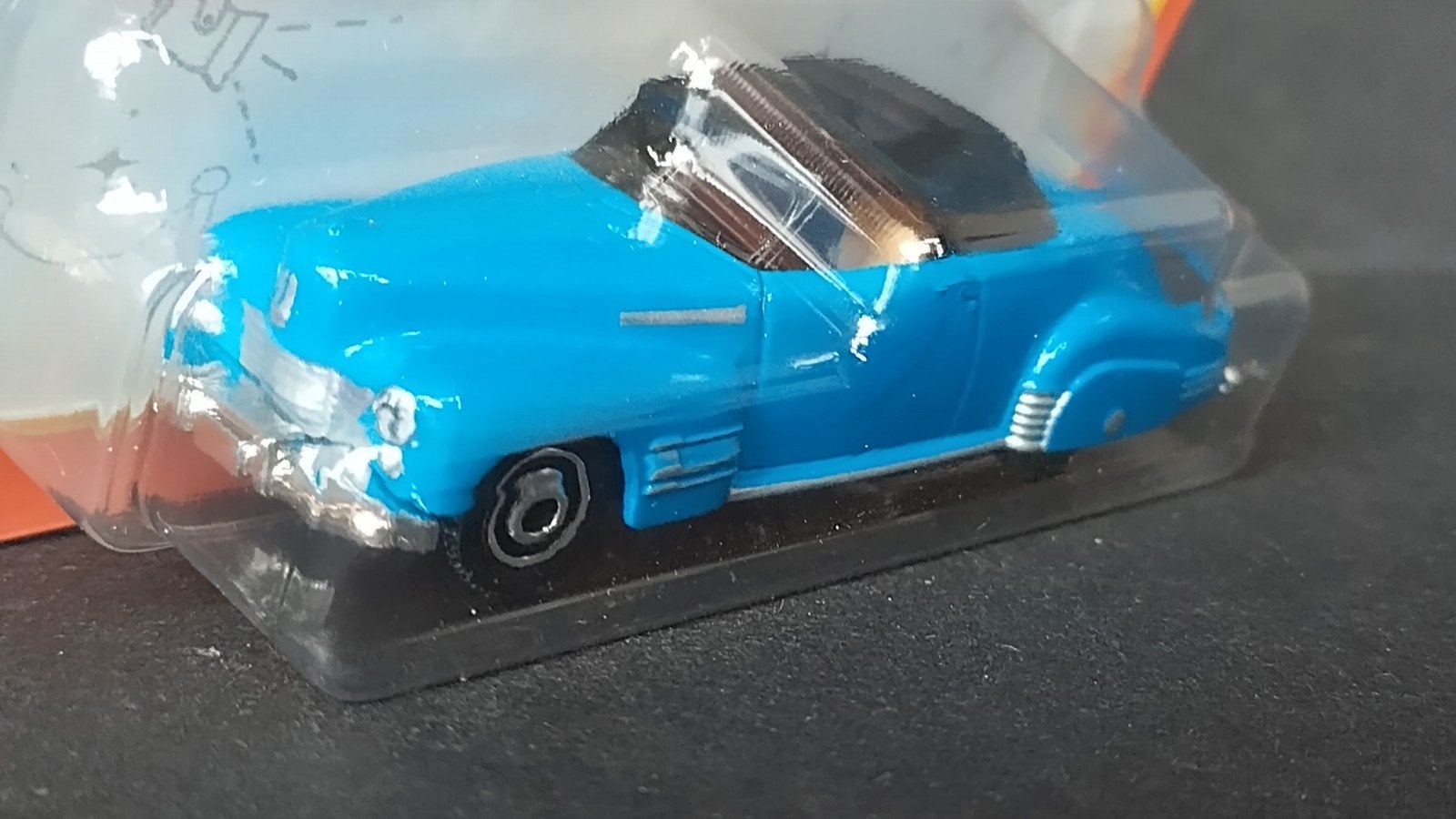 Cadillac series 62 Blue 1:64 Matchbox Pol, Auto, Verzenden, ., Nieuw
