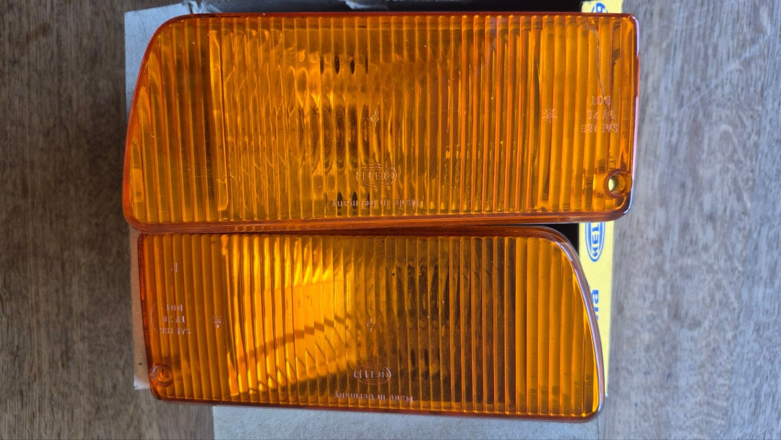 zeldzaame set oranje hella  knipperlichten vw corrado USA, Ophalen of Verzenden