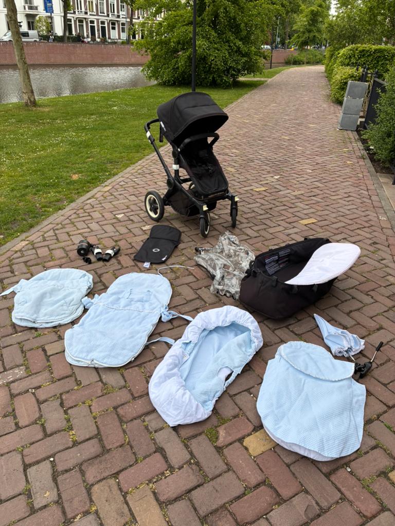 Bugaboo buffalo zwart super compleet!, Kinderen en Baby's, Kinderwagens en Combinaties, Ophalen, Gebruikt, Bugaboo, Combiwagen