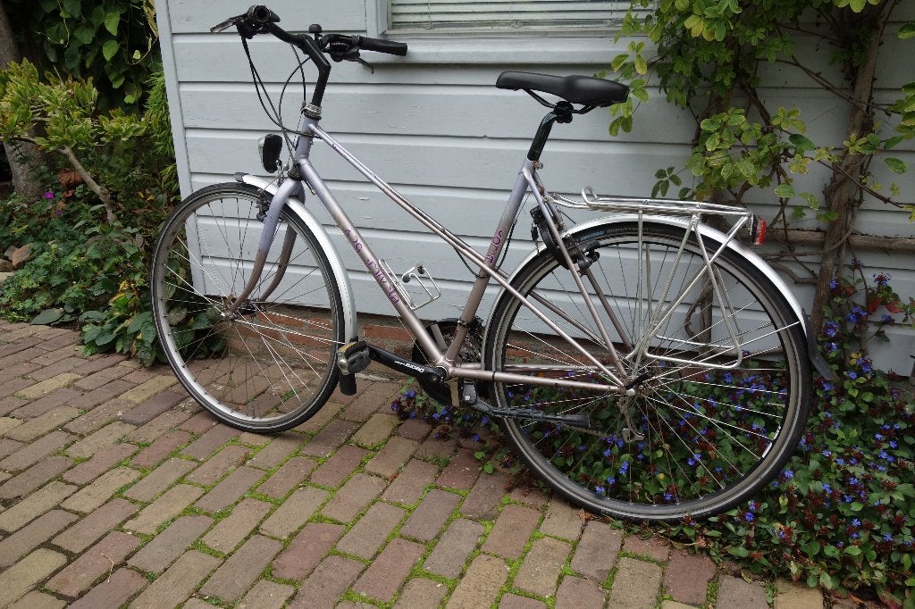 Damesfiets, sportfiets, Ophalen, 28 inch, Velgrem, 15 tot 20 versnellingen