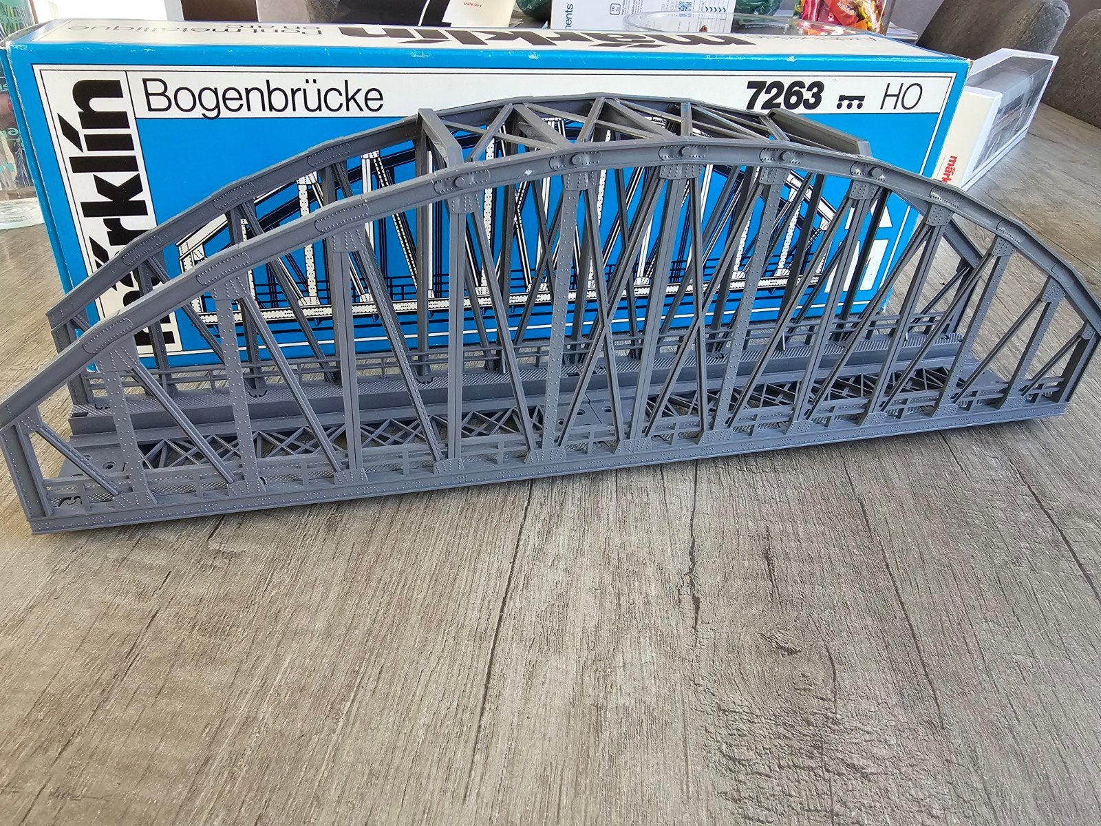 Märklin 7263 Bogenbrücke H0 nieuw in doos, Ophalen of Verzenden, Nieuw, Wisselstroom, Märklin