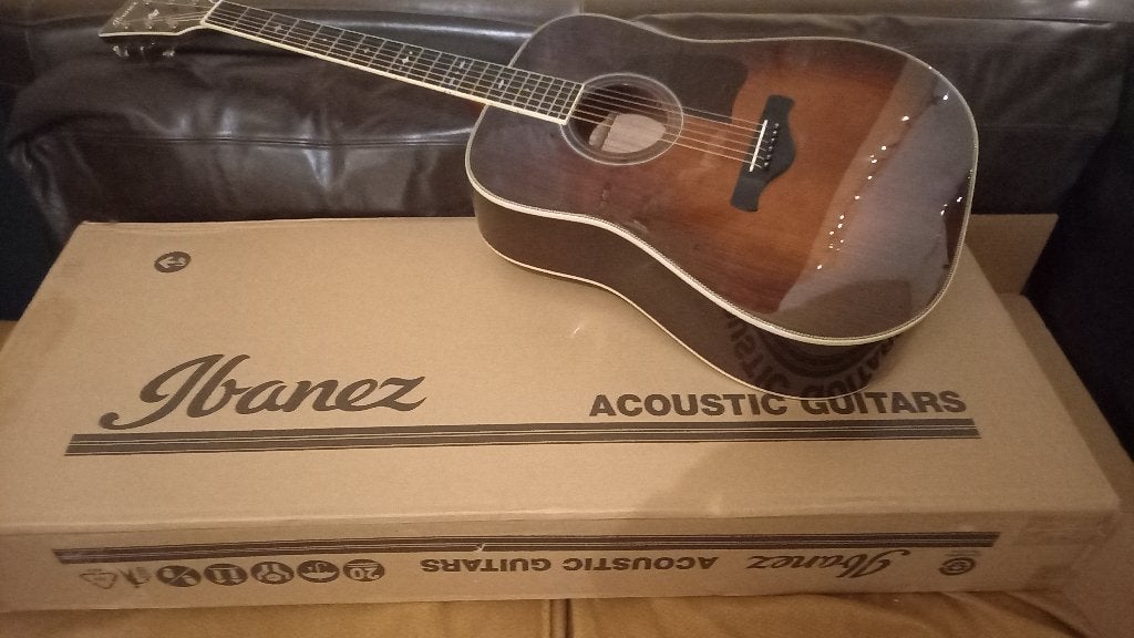 Ibanez AVD10, Ophalen of Verzenden, Zo goed als nieuw, Western- of Steelstringgitaar