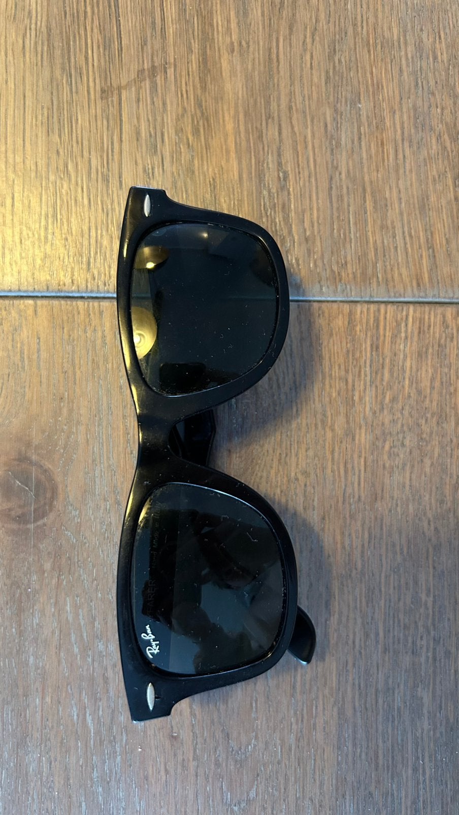 Ray-Ban Wayfarer zonnebril – Zwart – Origineel, Gebruikt, Zonnebril, Zwart, Ophalen of Verzenden