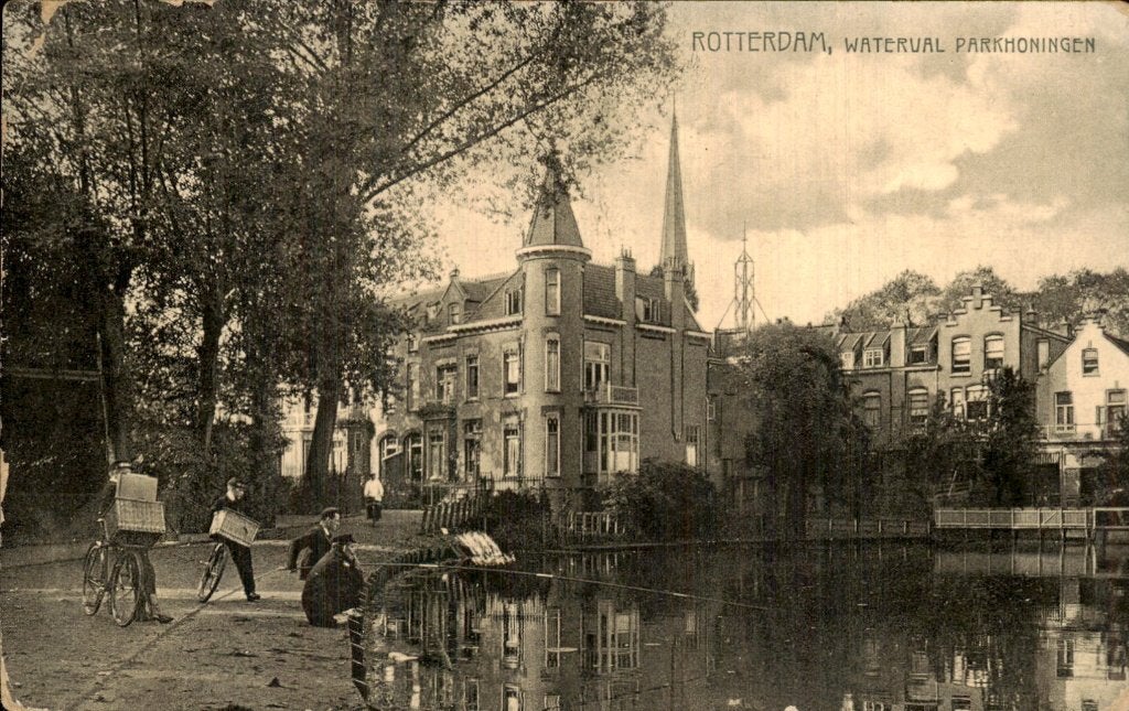 Rotterdam - Waterval - Parkhoningen, Ophalen of Verzenden, Voor 1920, Gelopen, Zuid-Holland