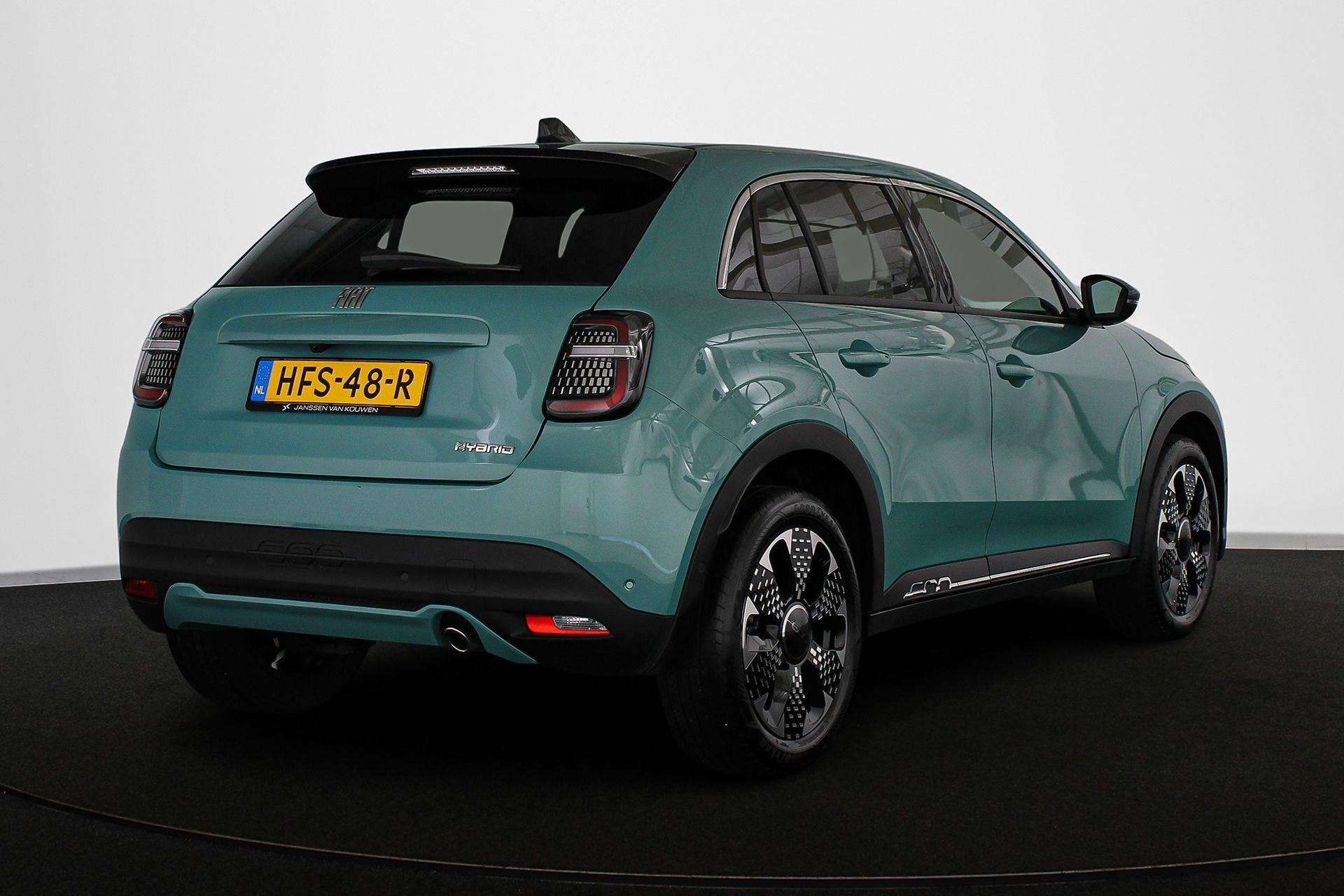 Fiat 600 1.2 Hybrid La Prima Massage Adaptieve Cruise Contro, Auto's, Gebruikt, Euro 6, 1199 cc, Blauw