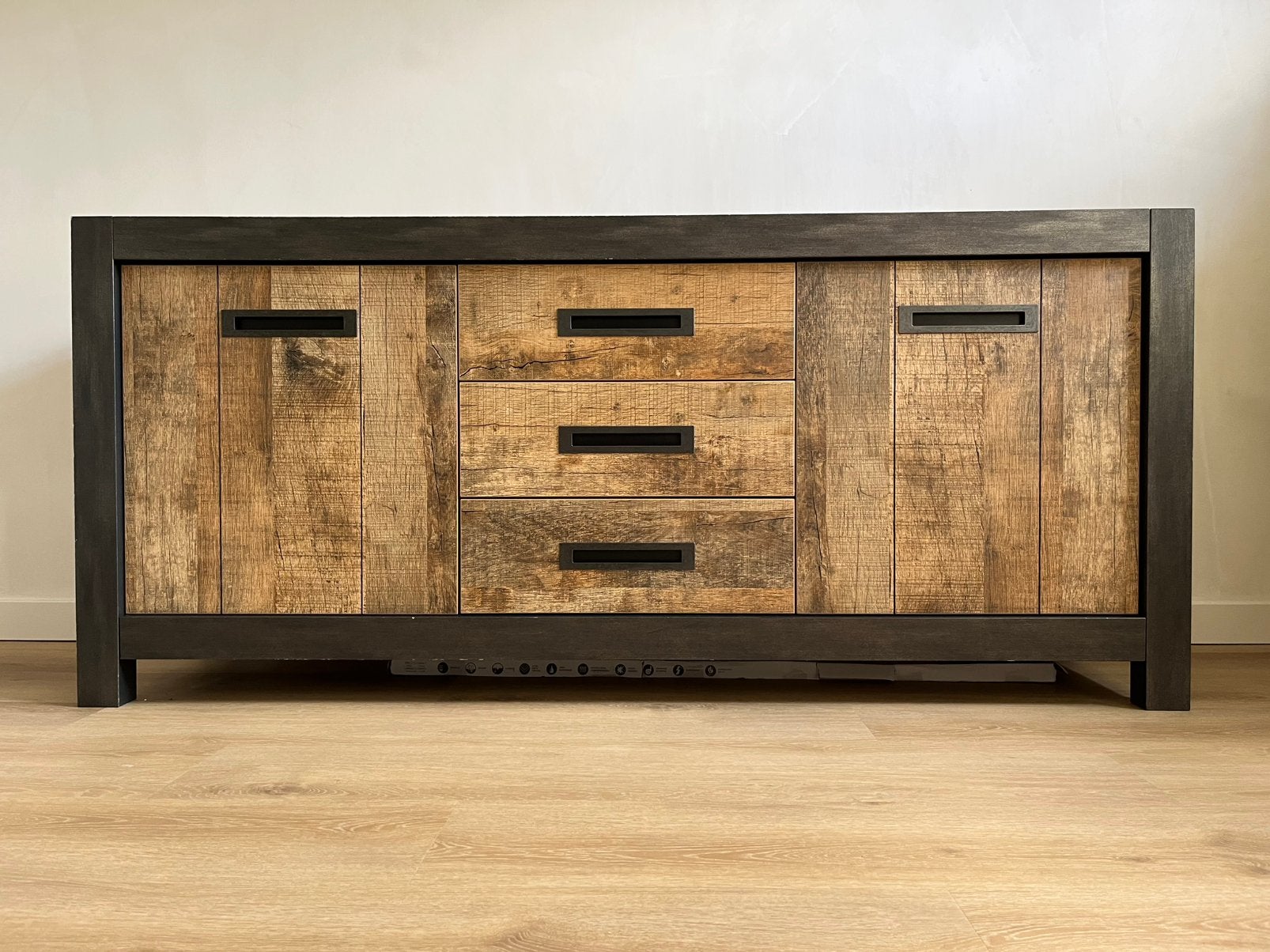 Lamulux dressoir 180x48x80cm 2 deuren 3 lades, Ophalen, Overige materialen, Gebruikt, Met deur(en)