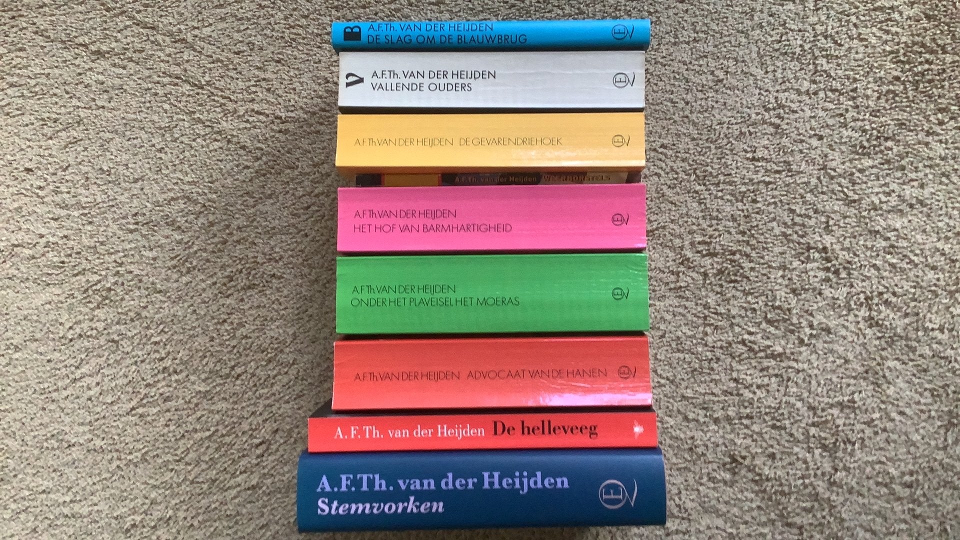 De Tandeloze Tijd, A.F.Th.van der Heijden, 9x: De slag om, Ophalen of Verzenden, Zo goed als nieuw, Nederland