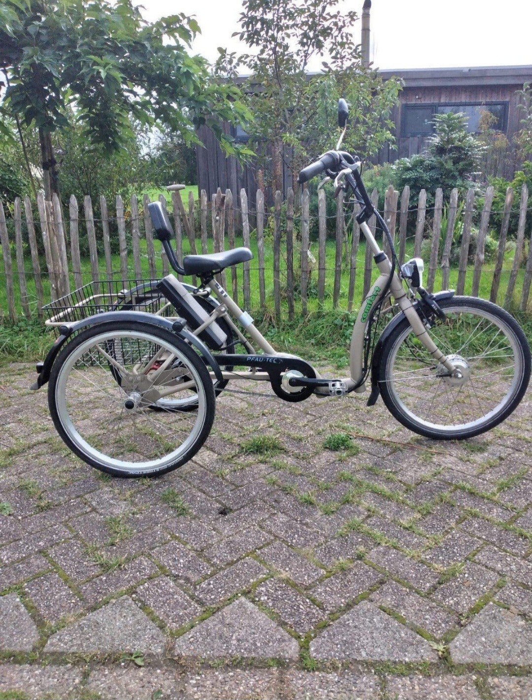 Pfautech Comfort elektrische driewieler met beschermhoes, Ophalen, Zo goed als nieuw, Pfautech