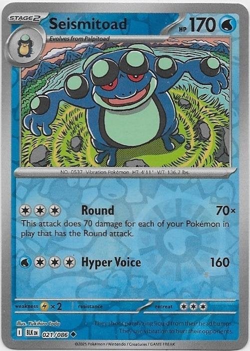 Black Bolt,  Seismitoad [reverse] 21/86, Verzenden, Nieuw, Losse kaart