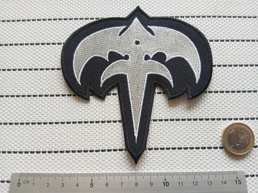 Queensryche mooie shaped empire logo q3 metal, Ophalen of Verzenden, Nieuw, Kleding