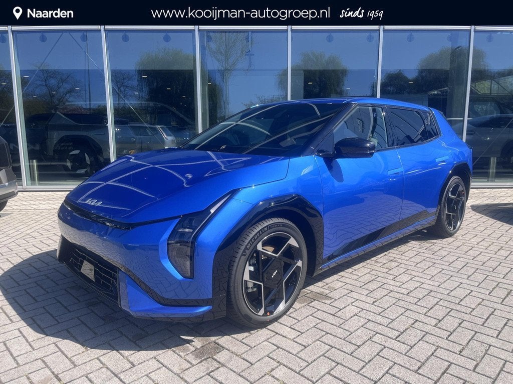 Kia EV4 GT-Line Business Edition 81.4 kWh VOORRAAD AUTO! TIJ, Auto's, Kia, 81 kWh, Blauw, 33 min, Origineel Nederlands