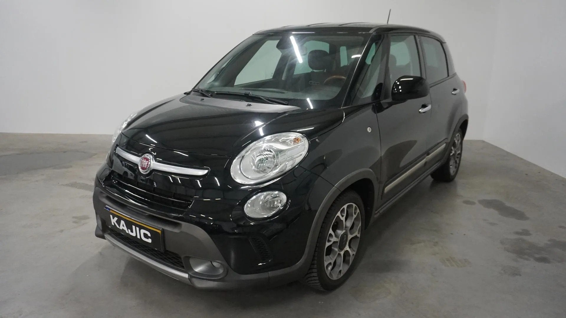 Fiat 500 L, Voorwielaandrijving, Stof, Gebruikt, Zwart