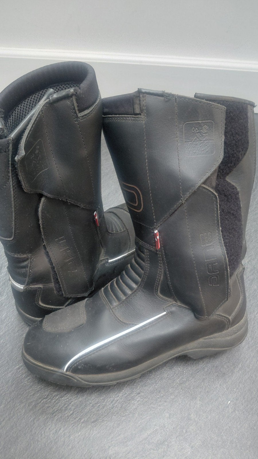 Zwarte motorlaarzen - Maat 40, Motoren, Ophalen, Tweedehands, Dames, Laarzen