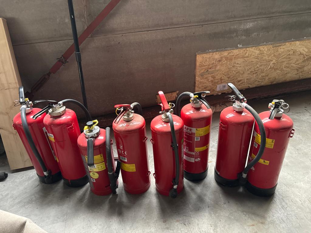 Oude brandblussers - Diverse modellen, Ophalen, Brandblusser, Gebruikt, .