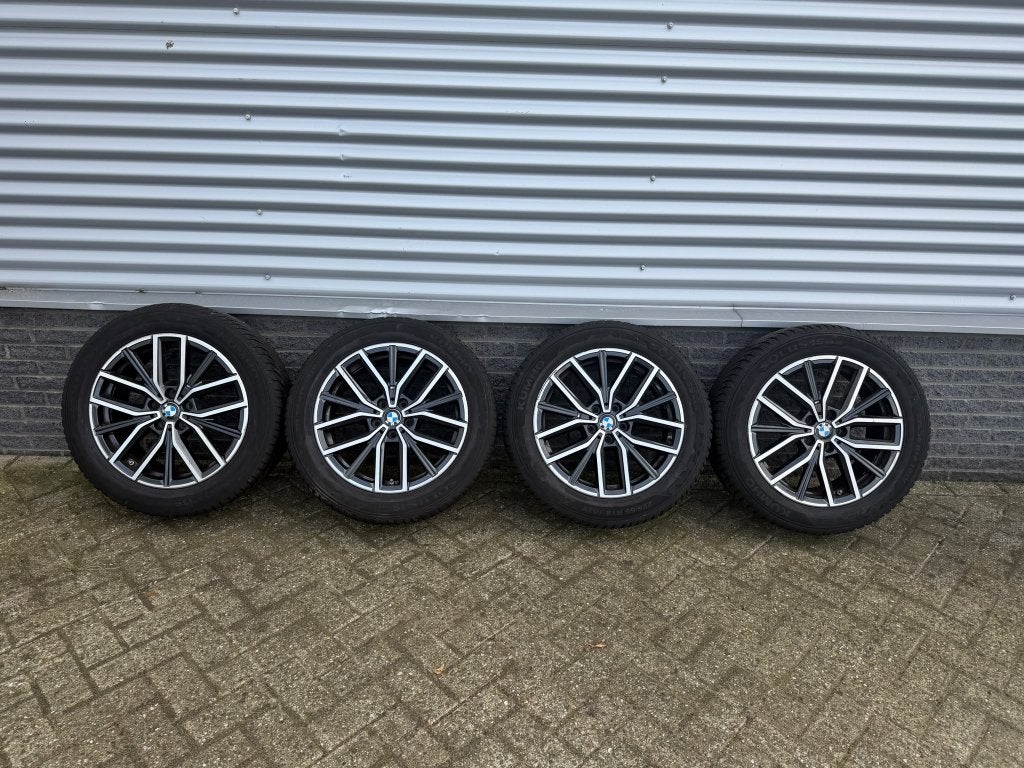 OEM Wielset BMW X1 M-Sport 18inch U11 Allseason 5x112, Ophalen, 18 inch, Gebruikt, Banden en Velgen