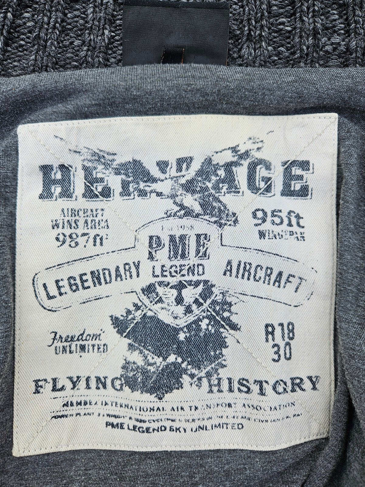PME Legend warm gevoerd en gebreid deels wollen vest (S), PME LEGEND, ., Ophalen of Verzenden, Zo goed als nieuw