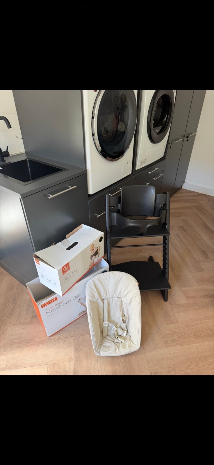 Stokke triptrap compleet, Ophalen