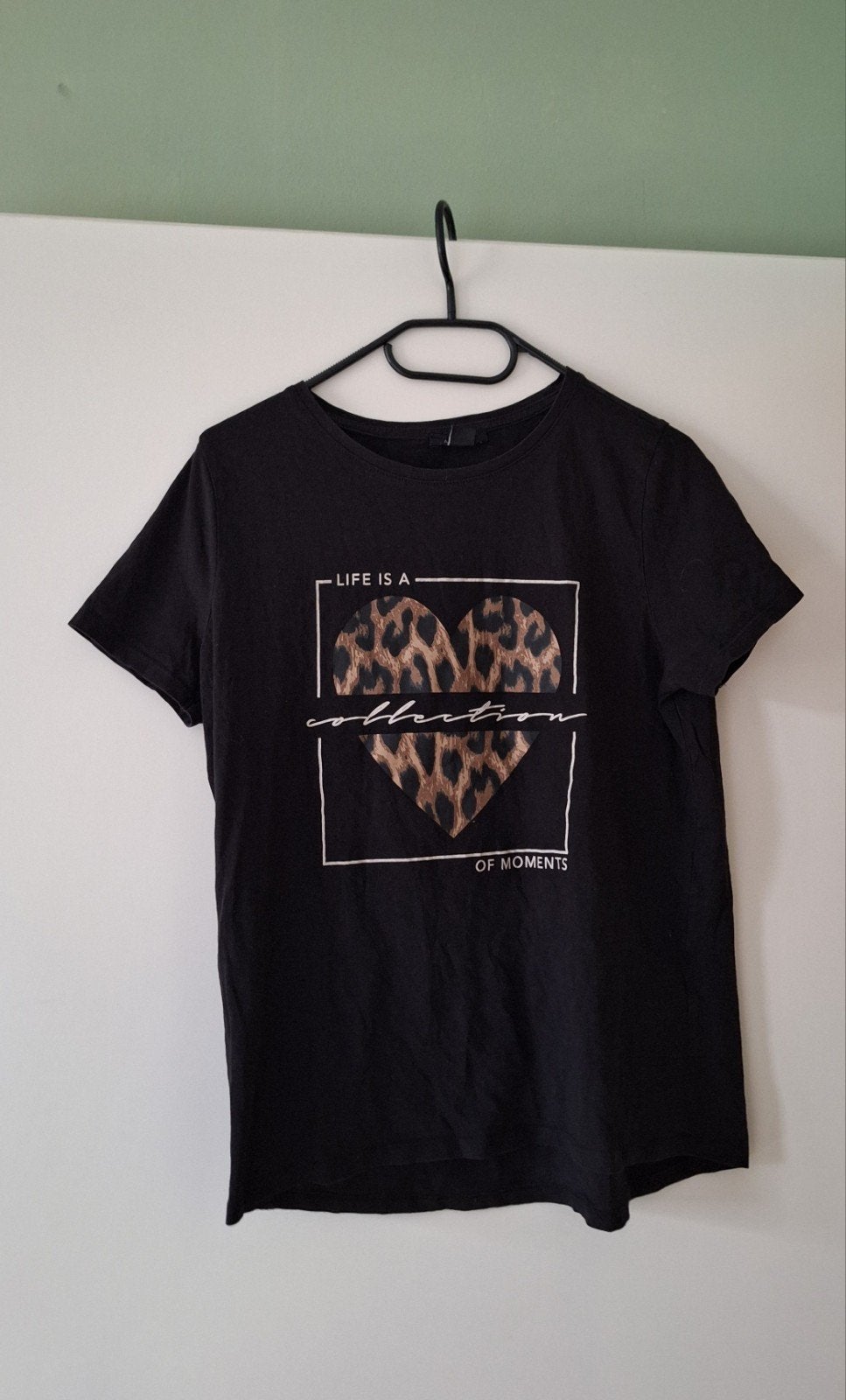 Dames shirt merk Amisu maat S, Zwart, Ophalen of Verzenden, Zo goed als nieuw, Korte mouw