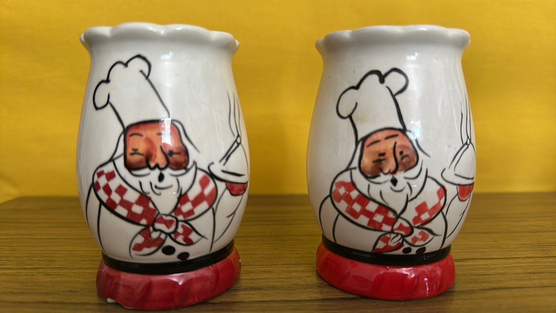 Keramisch peper en zout stel, Ophalen of Verzenden, Gebruikt, Overige materialen, Overige merken