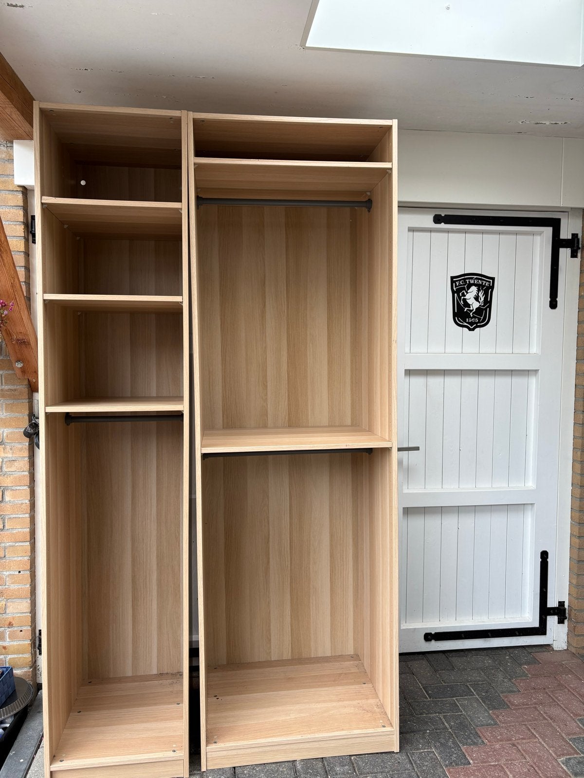 IKEA Pax kast zonder deuren (237x58x50/75 cm), Met plank(en), Gebruikt, 100 tot 150 cm, 200 cm of meer