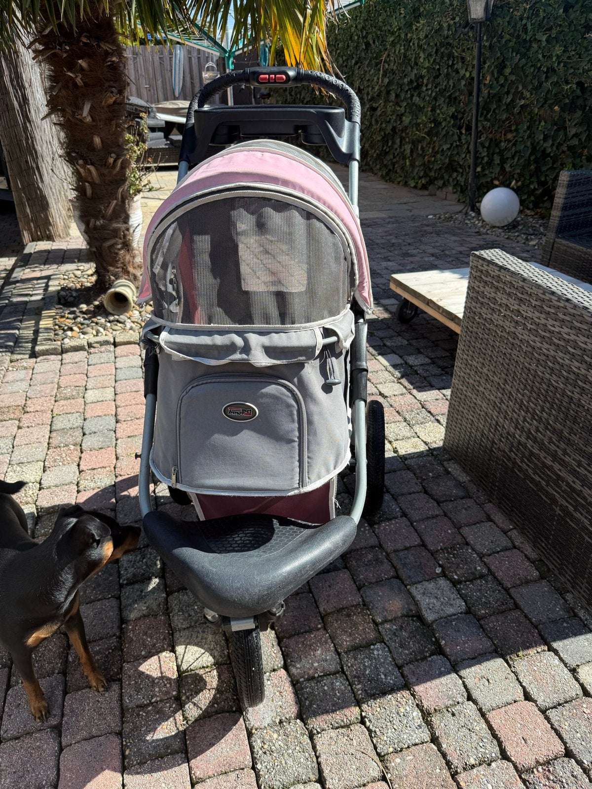 Innopet hondenbuggy rose, Innopet, Ophalen of Verzenden, Gebruikt, Hondenbuggy
