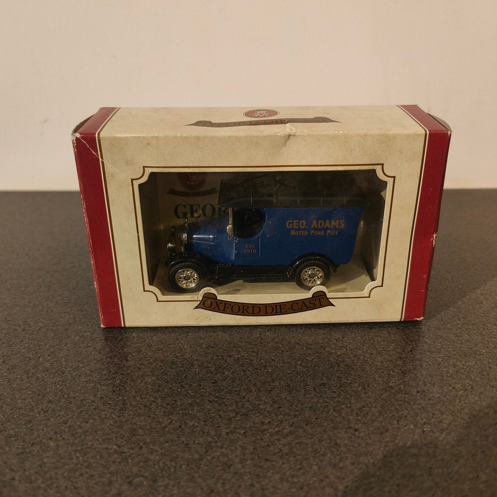 Oxford Die-Cast Geo. Adams Noted Pork Pies Model, Ophalen of Verzenden, Nieuw, Bus of Vrachtwagen, Overige merken