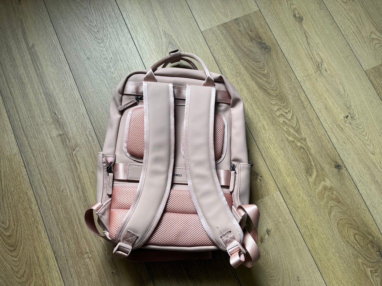 New Rebels schholtas / laptoptas old pink, Rugtas, Ophalen of Verzenden, Roze, Nieuw