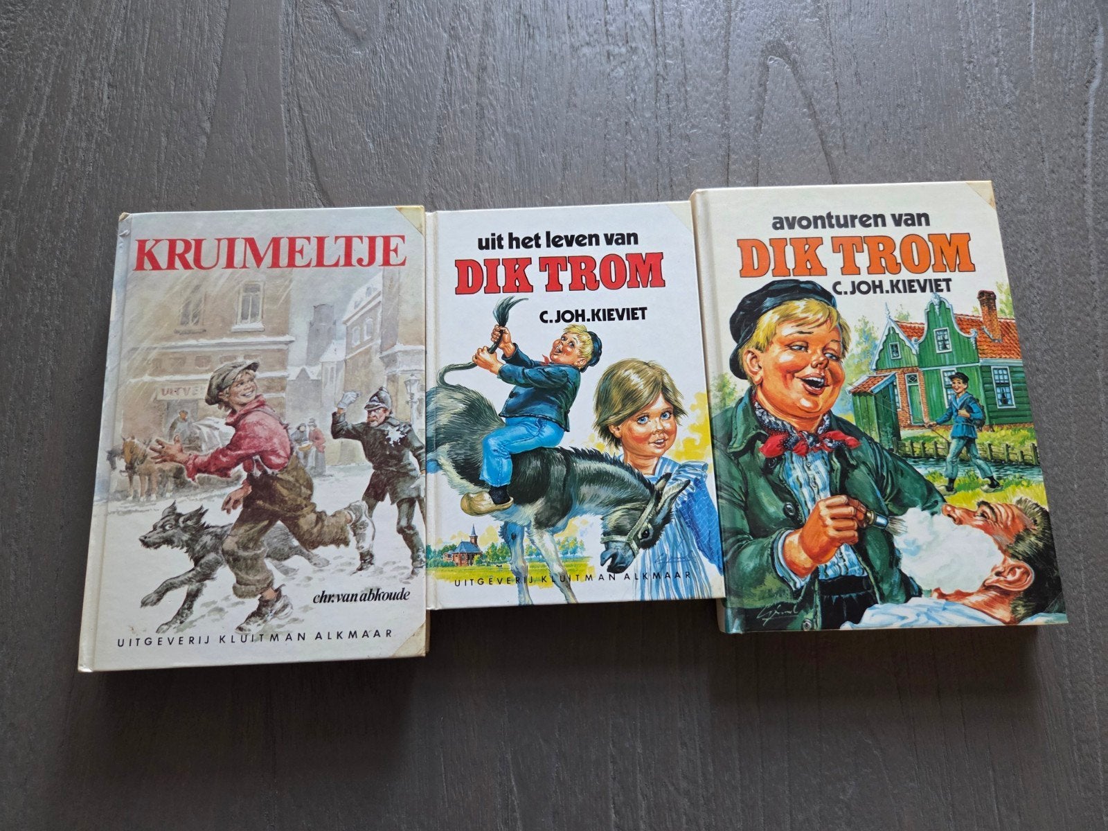 2 boeken Dik Trom en 1 boek Kruimeltje, Ophalen of Verzenden, Gelezen