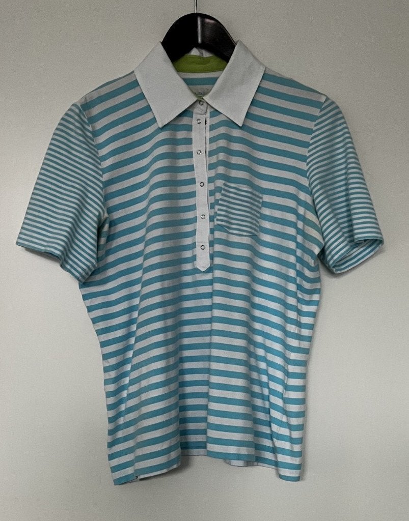 Poloshirt  Frank Walder maat 44, Kleding | Dames, Blauw, Maat 42/44 (L), Ophalen of Verzenden, Zo goed als nieuw