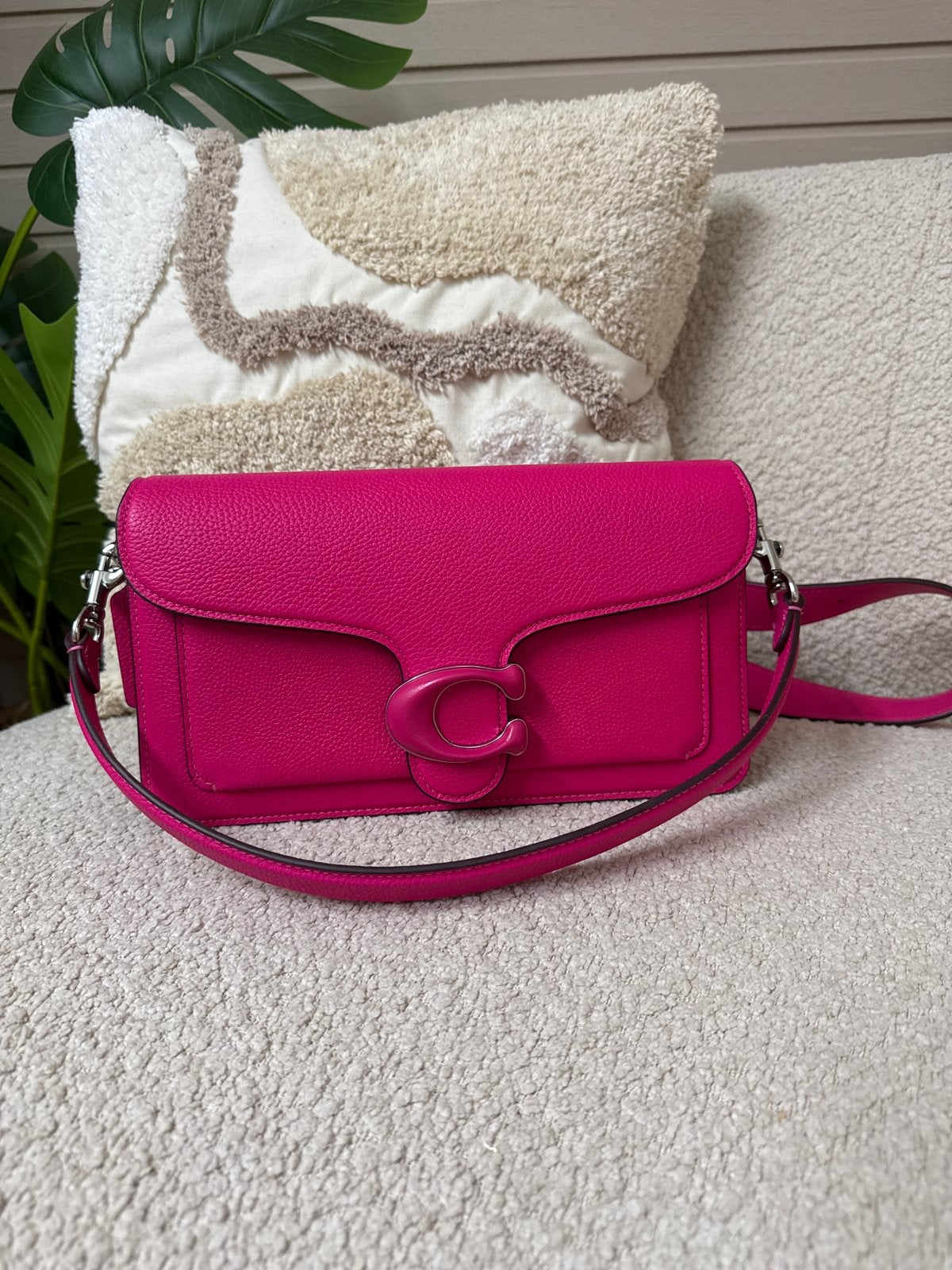 Coach Tabby Schoudertas 26 - Dragonfruit Roze, Ophalen of Verzenden, Zo goed als nieuw, Roze, Schoudertasje