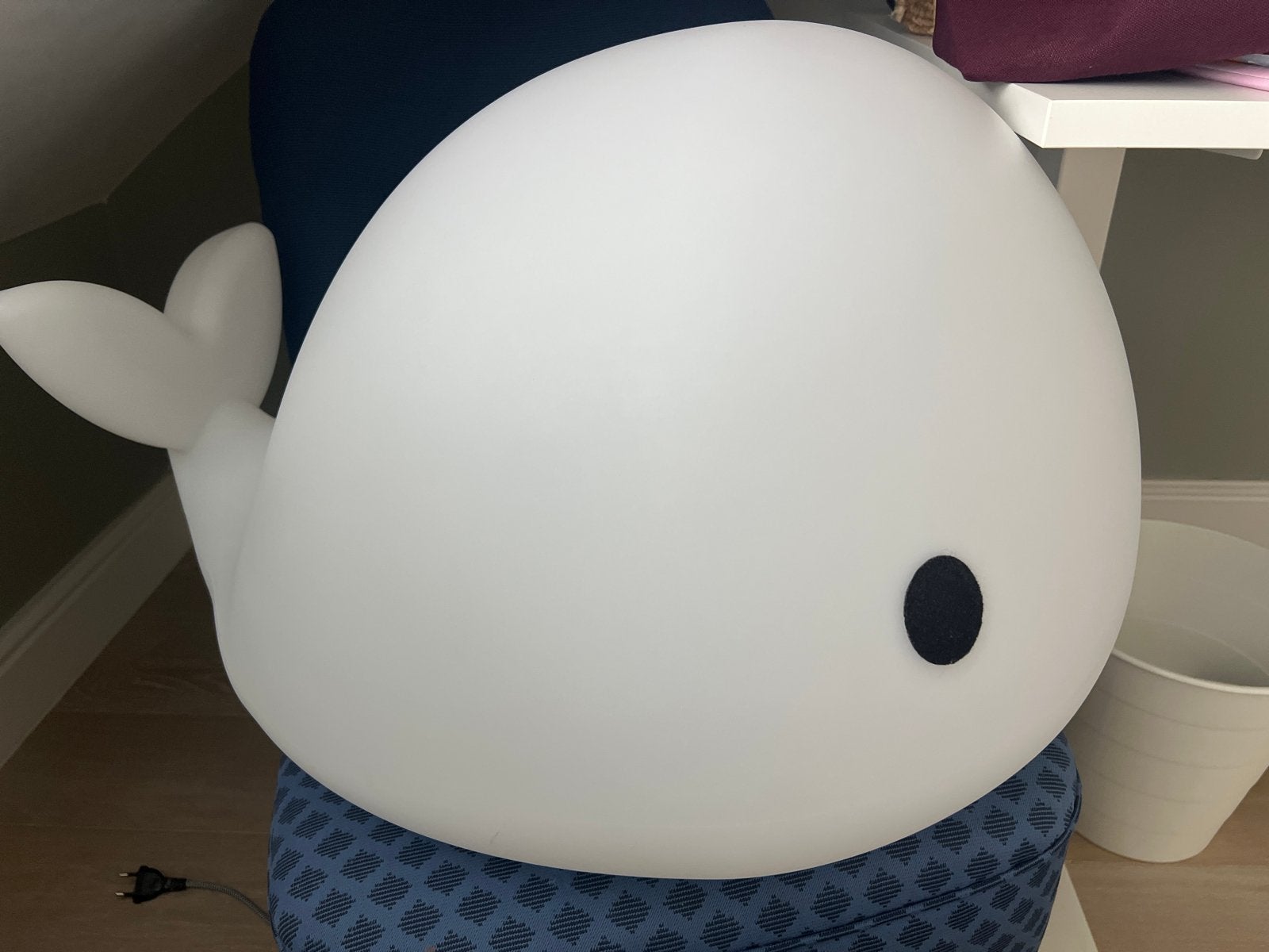 Leuke walvis lamp voor de kinderkamer, Ophalen, Wit, Overige merken, Kunststof