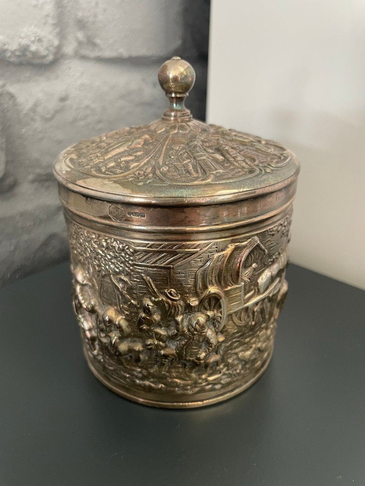 DE zilveren theebus, Ophalen of Verzenden, Zilver