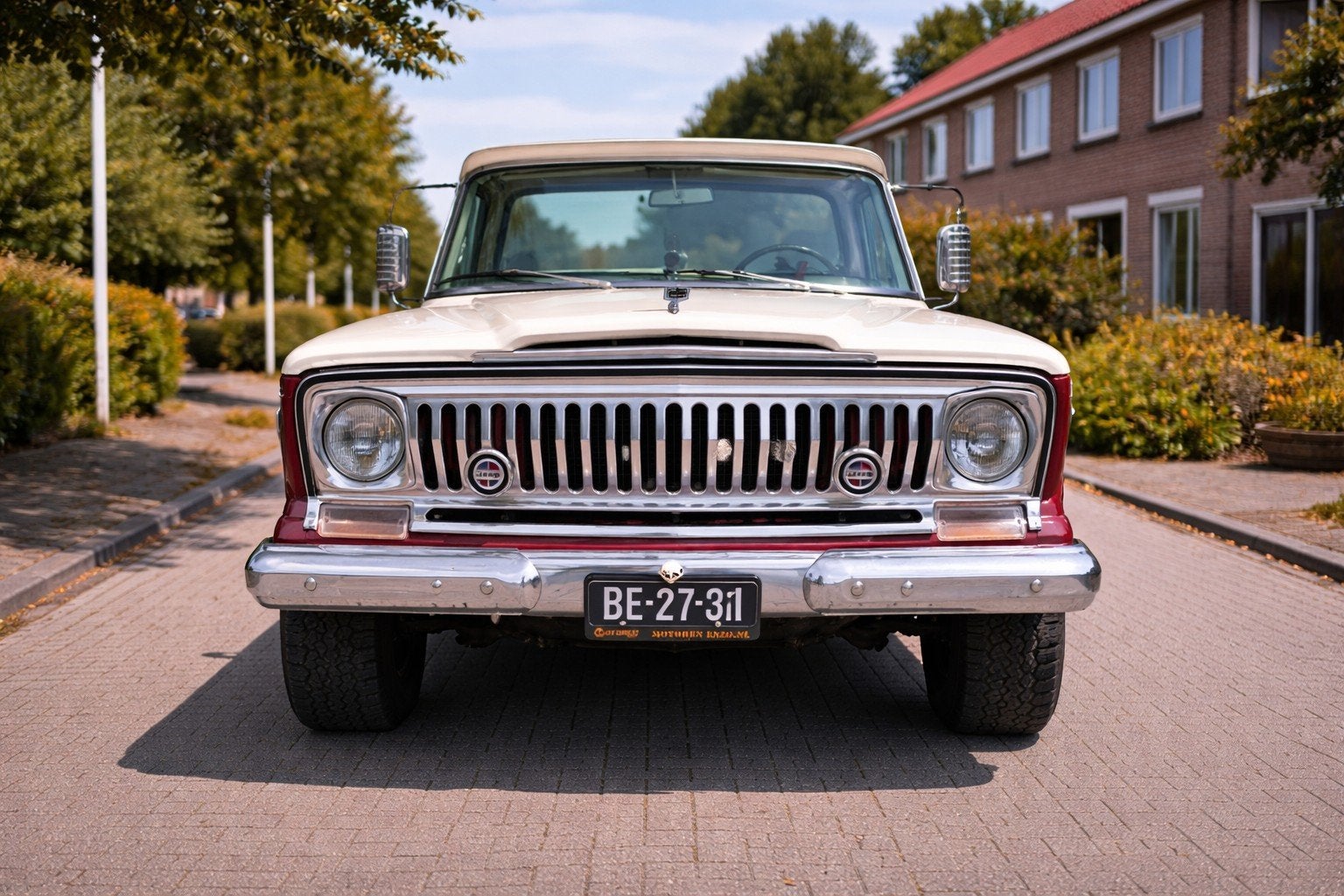 JEEP J4000-1972-PICK-UP-V8-LPG-UNIEK, Auto's, Particulier, Te koop