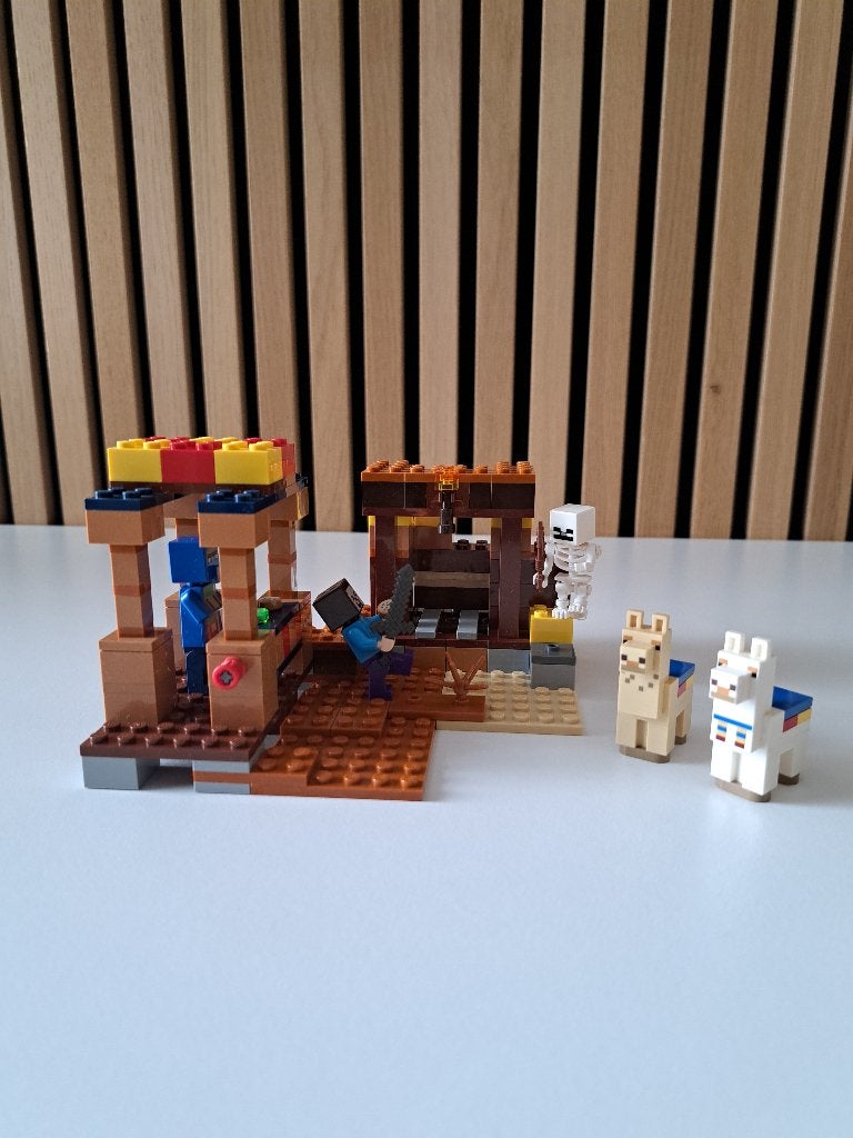 LEGO Minecraft De Handelspost 21167 – Compleet, Compleet, Minecraft, Lego, Ophalen of Verzenden