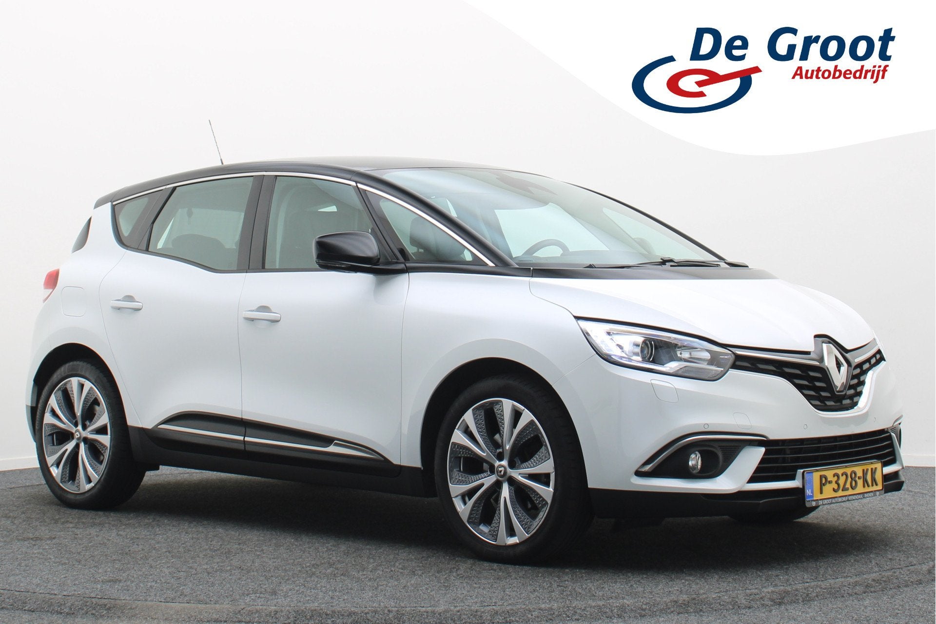 Renault Scénic 1.2 TCe Intens Leder/Stof, Climate, Cruise,, Auto's, Voorwielaandrijving, Gebruikt, 4 cilinders, 1850 kg