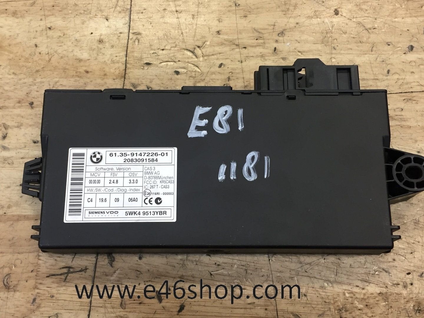CAS 3 BMW 1 serie 118i oe 9147226, Auto-onderdelen, Elektronica en Kabels, Gebruikt, -, -, Ophalen of Verzenden