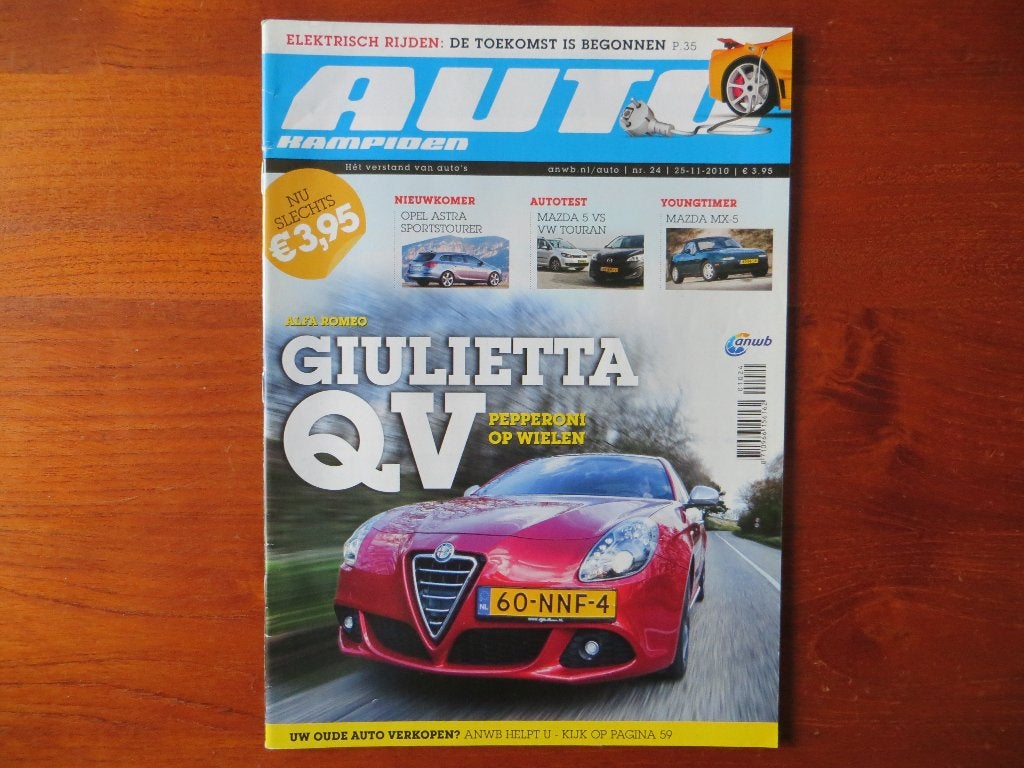Autokampioen 24 2010 Alfa Romeo Giulietta QV, Mazda MX-5, Boeken, Ophalen of Verzenden, Nieuw, Alfa Romeo