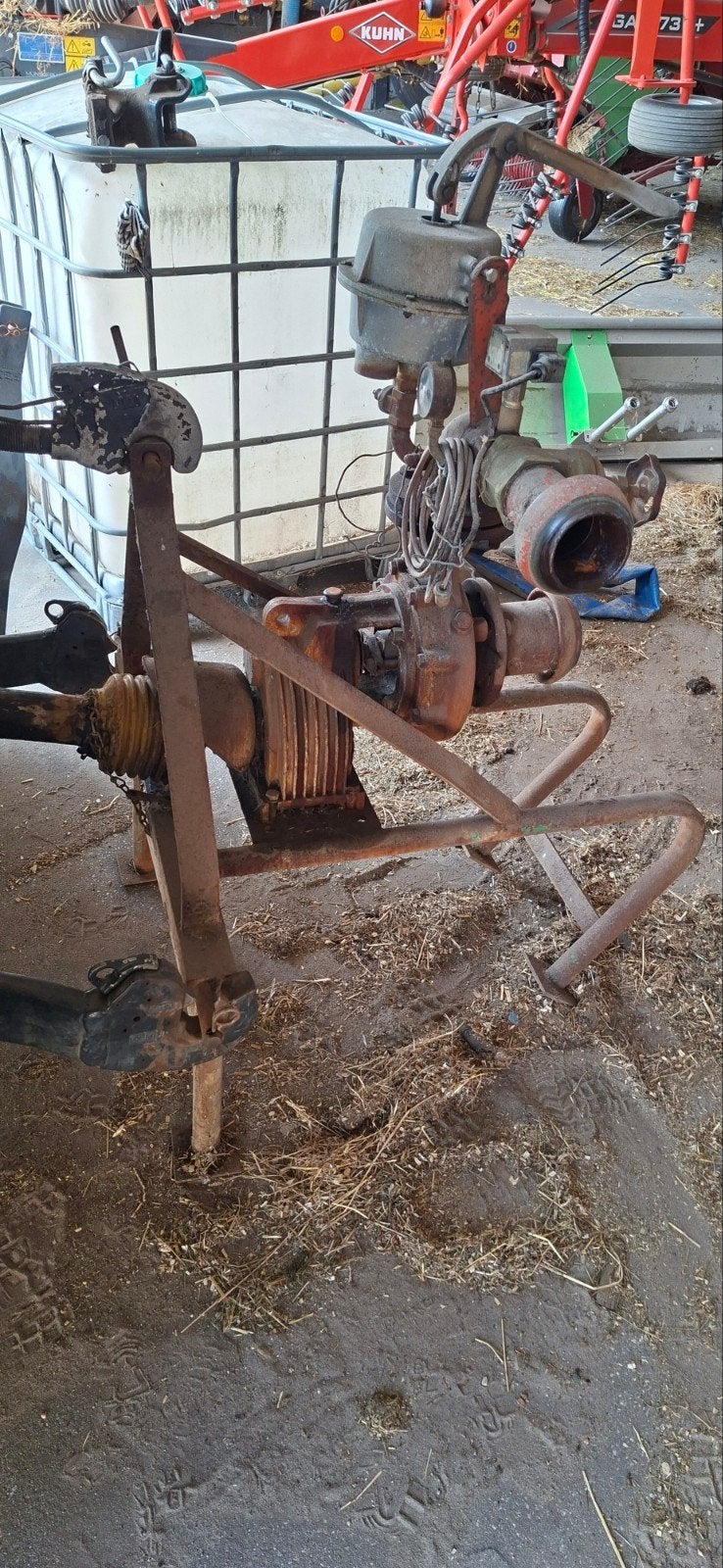Baars beregeningshaspel met tractorpomp, Ophalen, Fruitteelt, Beregening en Drainage