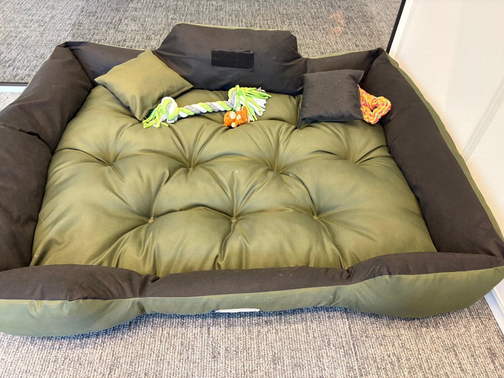 Kingdog hondenmand XL 115  95 cm – groen, Ophalen, Zo goed als nieuw, Overige