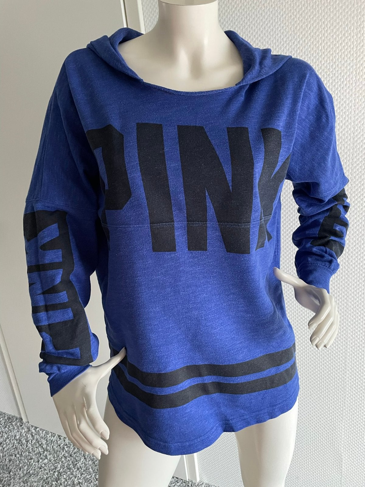 Victoria secret sweater met capuchon maat xs, Ophalen of Verzenden, Zo goed als nieuw, Maat 34 (XS) of kleiner, Blauw