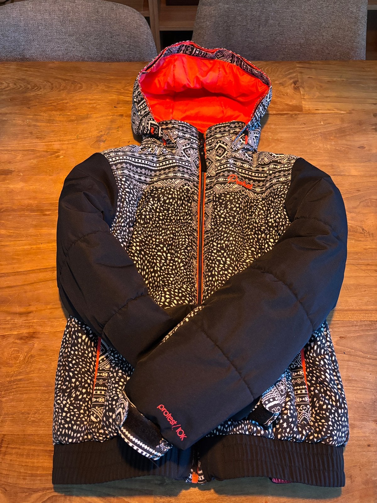 Protest 10K ski jacket meisjes  mt176 izgs, Ophalen of Verzenden, Zo goed als nieuw, Meisje, Jas