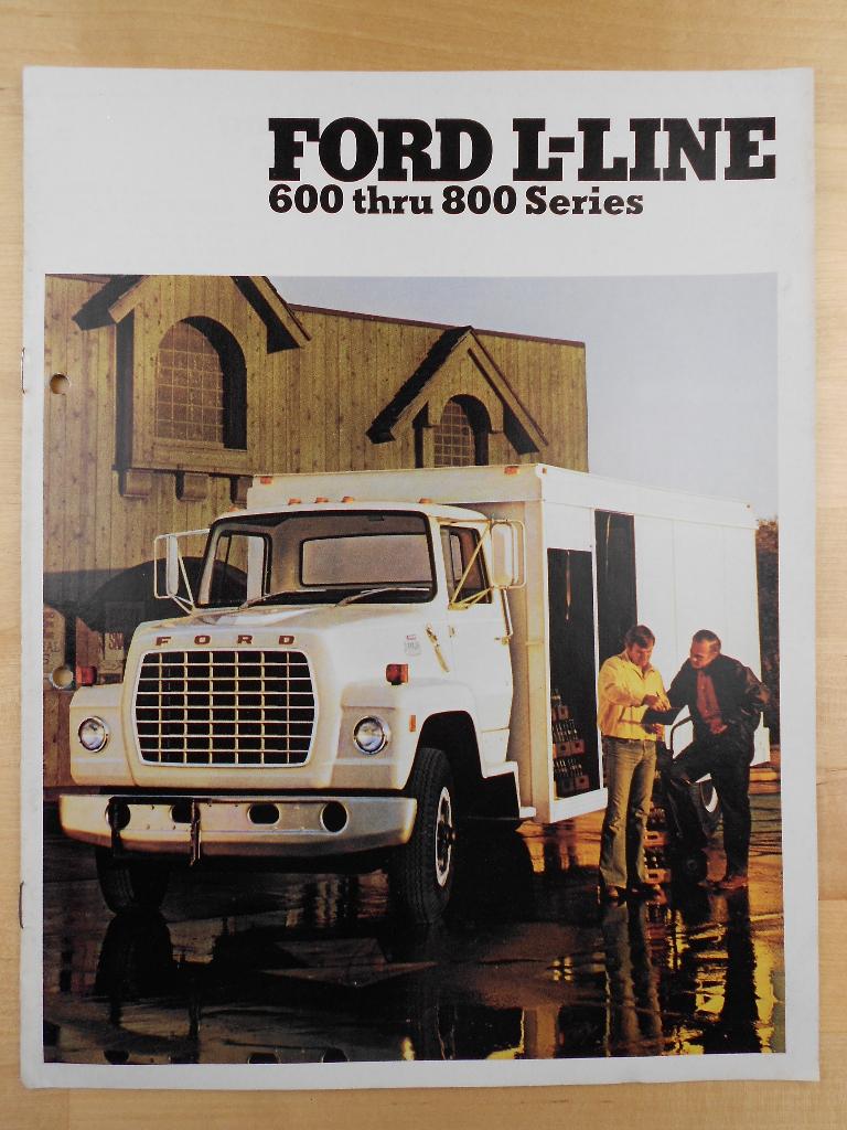 Ford L-Line Brochure 1979 LN LTS 600 700 7000 800, Boeken, Gelezen, Ford, Ophalen of Verzenden, Ford