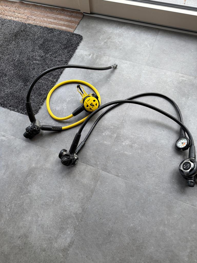 Scubapro duikregelaar set MK17/S600 en ONB/C200, Ophalen of Verzenden, Gebruikt, Overige typen