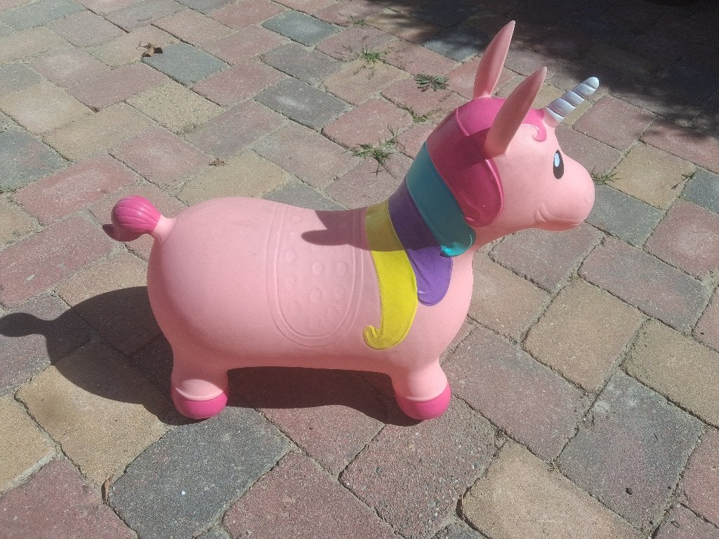 Eenhoorn skippybal, Ophalen, Gebruikt, Eenhoorn, Roze