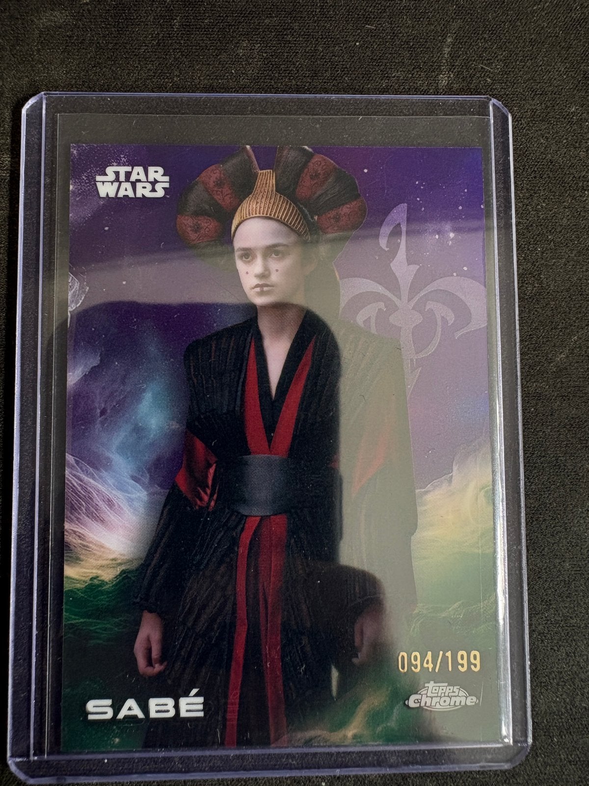 Topps Star Wars Chrome 2024 - Sabé /199, Ophalen of Verzenden, Zo goed als nieuw, Actiefiguurtje