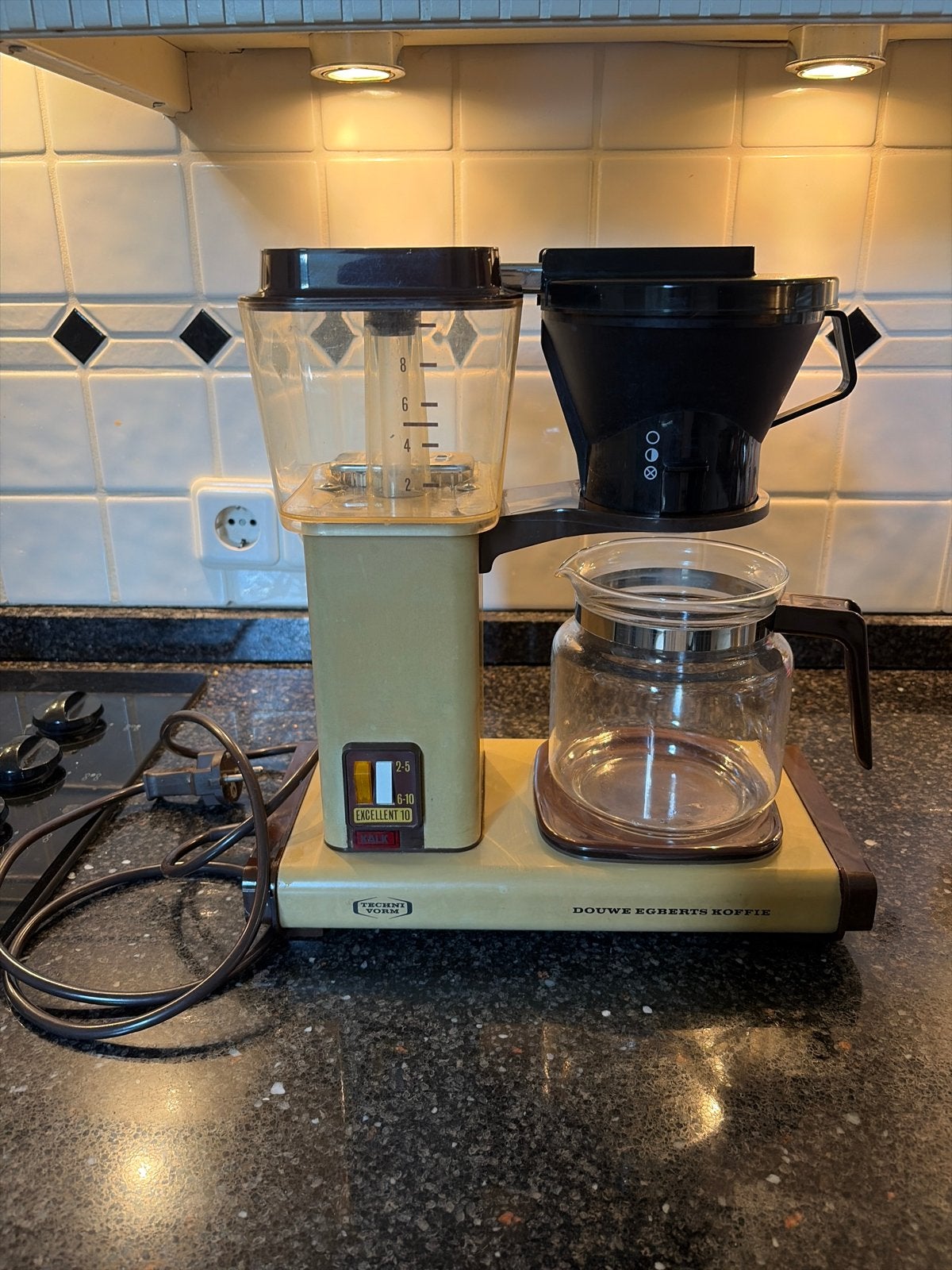 Vintage Douwe Egberts Excellent Koffiezetapparaat, Witgoed en Apparatuur, Koffiezetapparaten, Gebruikt, 10 kopjes of meer, Koffiemachine