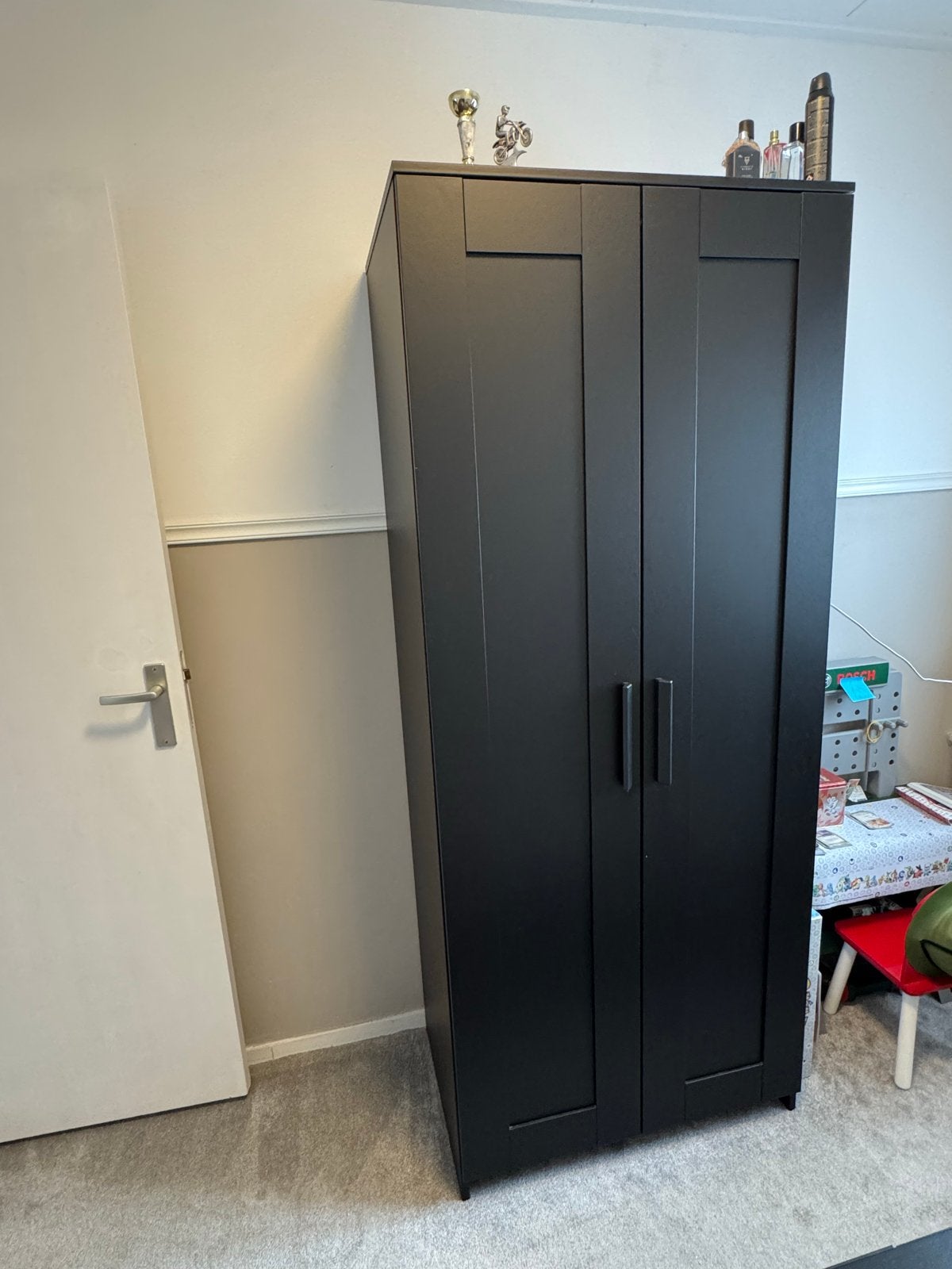 Ikea brimnes kledingkast met hang- en legruimte, Ophalen, 50 tot 100 cm, Zo goed als nieuw, 150 tot 200 cm